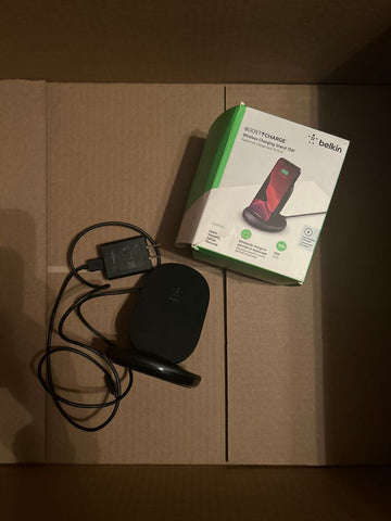 Belkin Cell Phone Charger Wireless Charging Stand, best with iPhone 12 or below Electronics