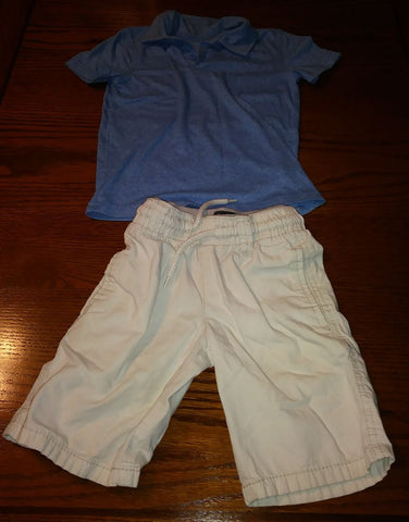 Oshkosh/jumping beans collar shirt outfit 2T
