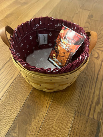 Longaberger Lined basket Decor