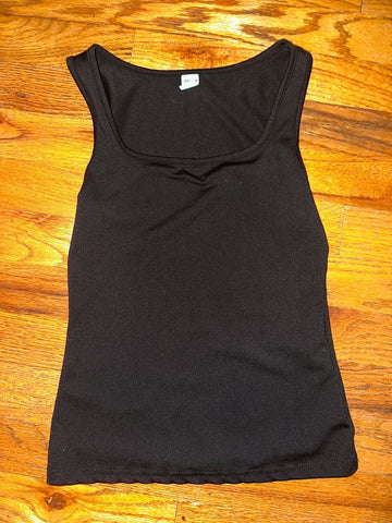SHEIN teen Black NWOT 10 11y tank stretchy polyester 10