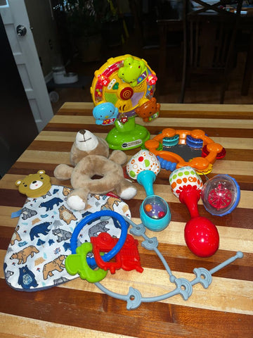 Misc. rattles, teethers, Music moving toy Infant (0-2 yrs)