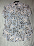 Tommy Hilfiger blue striped floral polo NWT Women's - S