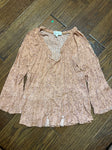 Hippie Rose Fall animal print top Women's - S