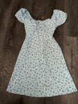 No boundaries Blue floral dress Junior XS-0