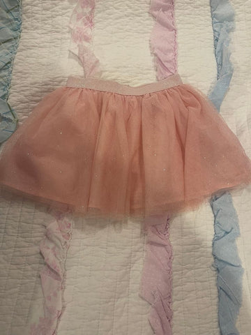 No brand Pink tulle glitter skirt 2T