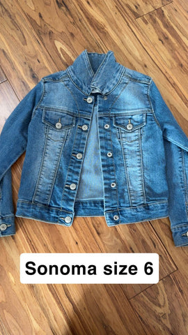 Sonoma Jean jacket 6T/6X