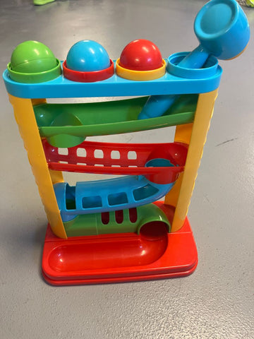 Unknown Ball pop. Missing one ball. Infant (0-2 yrs)