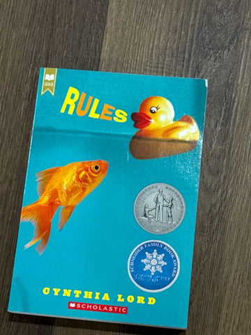 Scholastic Rules Chapter book by Cynthia Lord New Youth Chapter Book