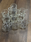 Crystal Punch glasses set of 10 Kitchen