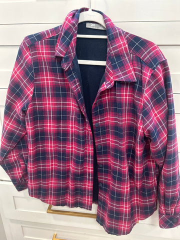 Lee Fleece lined pink button shirt Women's - L