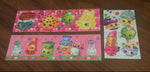 Shopkins puzzle kit 7 shopkins puzzles. 3 med are pictured, 3 sm, 1 Lg also included Puzzle