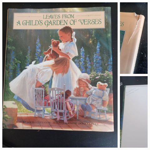Leaves From A Child's Garden of Verses hardcover poems see inset pics Preschool (3-5 yrs)