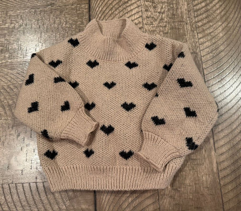 Shein Tan hearts size 12/18mth 12 Months