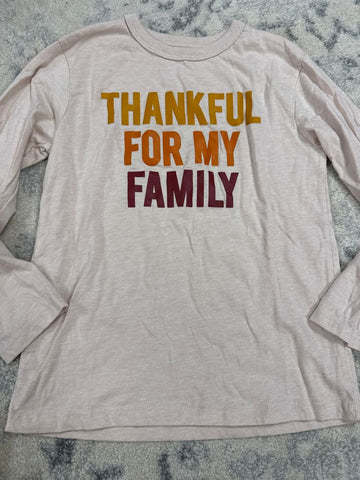 Place 5/6 thankful for my family 5T/5