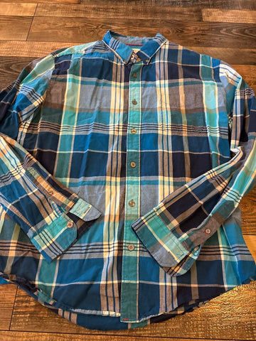 Aeropostale Blue plaid Men's - XL