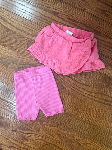 Okie dokie EUC- skirt never worn, short GUC 18 Months