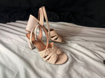 Time & Tru White with pearl heels NWOT 7 (Adult)