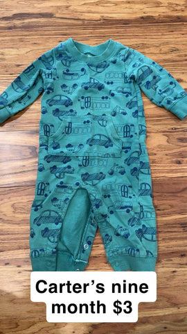 9 months Warm onesies no feet 6-12 Months