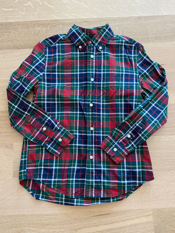 Ralph Lauren Red and green plaid button up 7