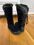 North Face Black suede north face boots with primaloft insulation 6-1/2 (Adult)