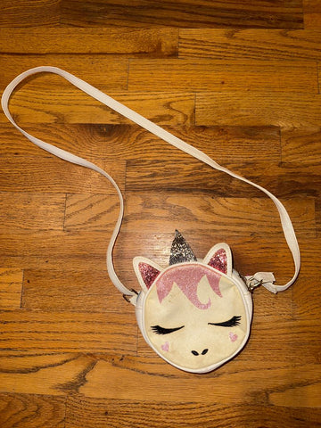 OMG Glitter unicorn purse Black marks may come off Bag