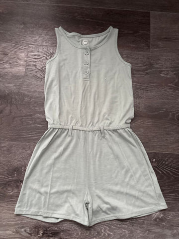 Wonder nation Mint green romper never worn 7