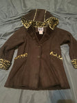 Oshkosh Brown and Leopard print fleece lined coat 7