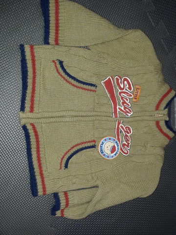Little Slugger 6-9m Brown Sweater 6-12 Months