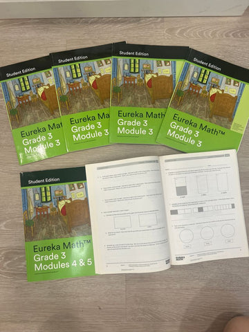 Eureka math 6 third grade math workbooks, new Curriculum