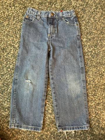 Arizona Jeans Arizona Jeans, adjustible waist, fair condition, hole in knee 5T/5