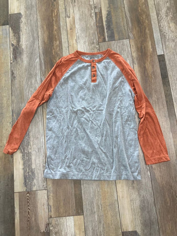 Joe brand Orange and Gray Long sleeve shirt 14
