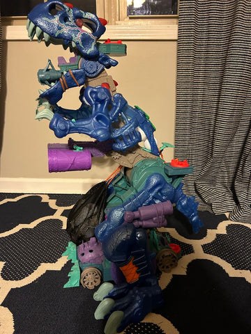 Imaginext T Rex dino 2.5 feet tall, walks, talks, lights, shoots Figures and Animals