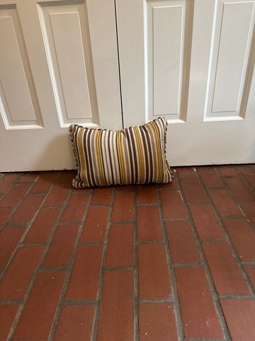 Newport made in USA Fall color stripped accent pillow Pillow