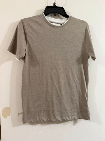 Denim and flower 11/12 light brown shirt nwt 10