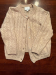 Little English Cable knit light brown sweater super soft! 3T/3