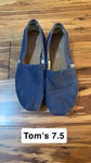 Navy toms  8-1/2 (Adult)