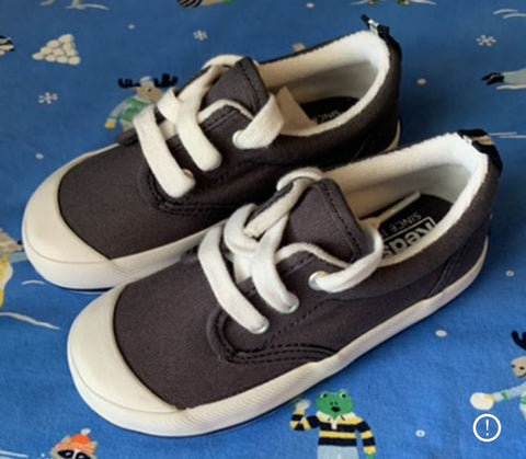 Keds Brand new navy blue lace up shoes 8 (Lil' Kid)