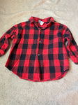 Spudz Buffalo Plaid Flannel shirt 4T/4