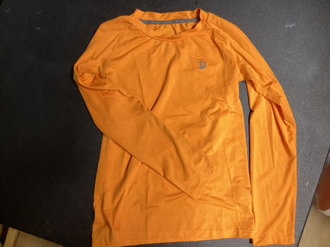 Dizoboee Orange long sleeve dry fit 12