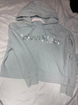 Calvin Klein Light teal hoodie EUC Women's - L