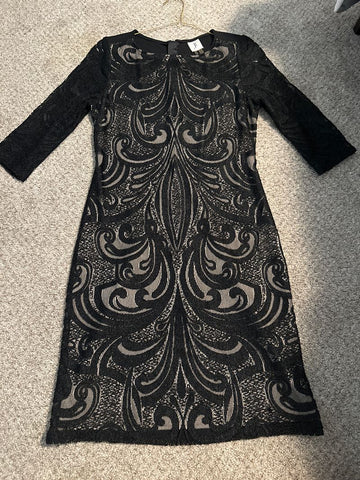 Julia Jordan Black lace dress Women's 6