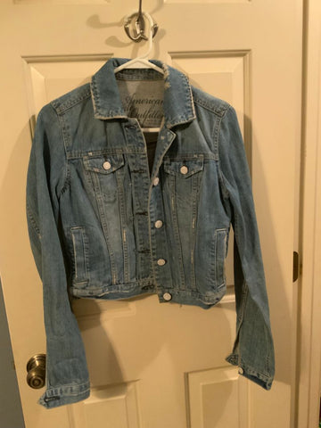 American Eagle Denim Jacket Junior Small 1-3