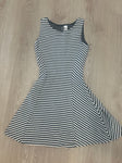 Divided Black white stripe dress Women's 4