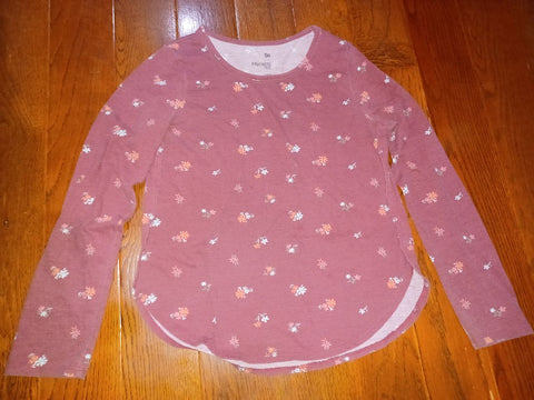 So Burgundy floral- wash wear 10