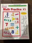 Kelley Wingate publishers Math Practice K-1 with flash cards Curriculum