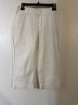 St. Johns bay White capri Women's 8