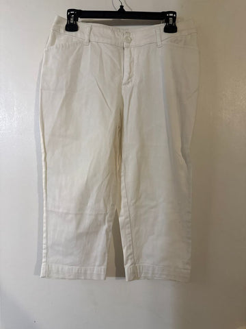 St. Johns bay White capri Women's 8