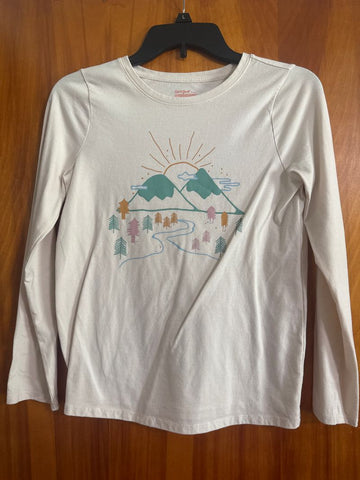 Cat and Jack Cream colored mountain shirt 14