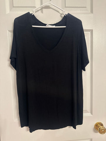 Double Zero Black Tee  Women's - M