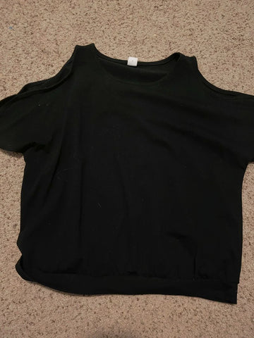 Shein Black cold shoulder 12